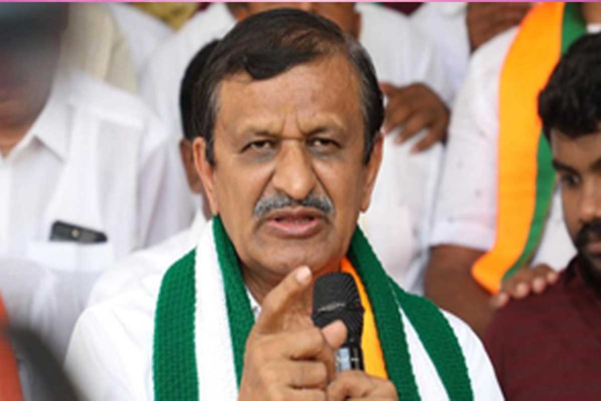 जेल भेजे जाने पर भी सिद्दारमैया इस्तीफा देने को तैयार नहीं : भाजपा